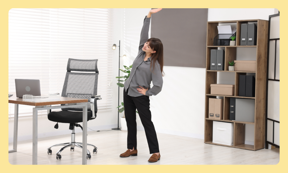 Schreibtisch-Übungen: Blutzucker stabilisieren im Büro