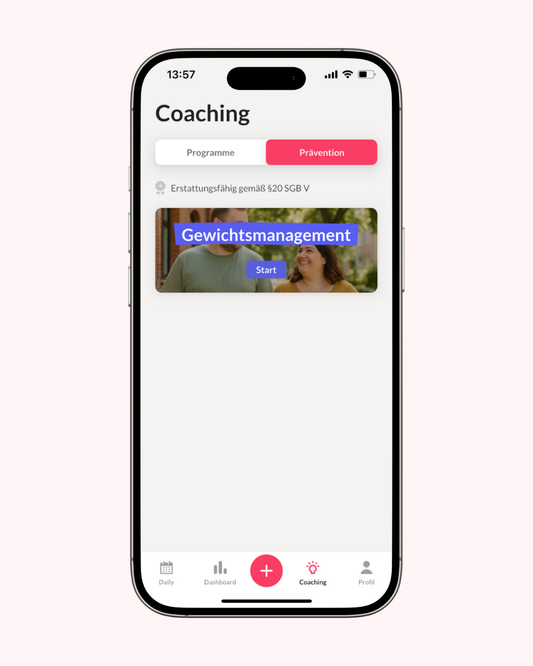 Gewichtsmanagement Programm