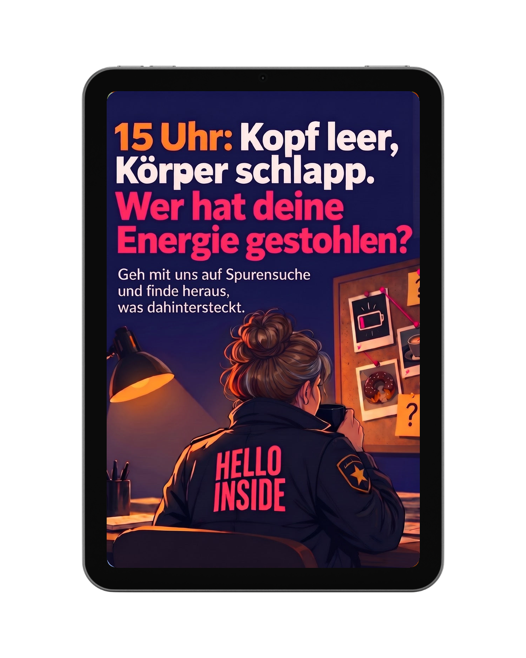 E-Book Ermittlungsakte Energie auf einem Tablet
